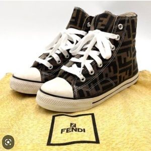 Fendi Zucca Hi Top sneakers